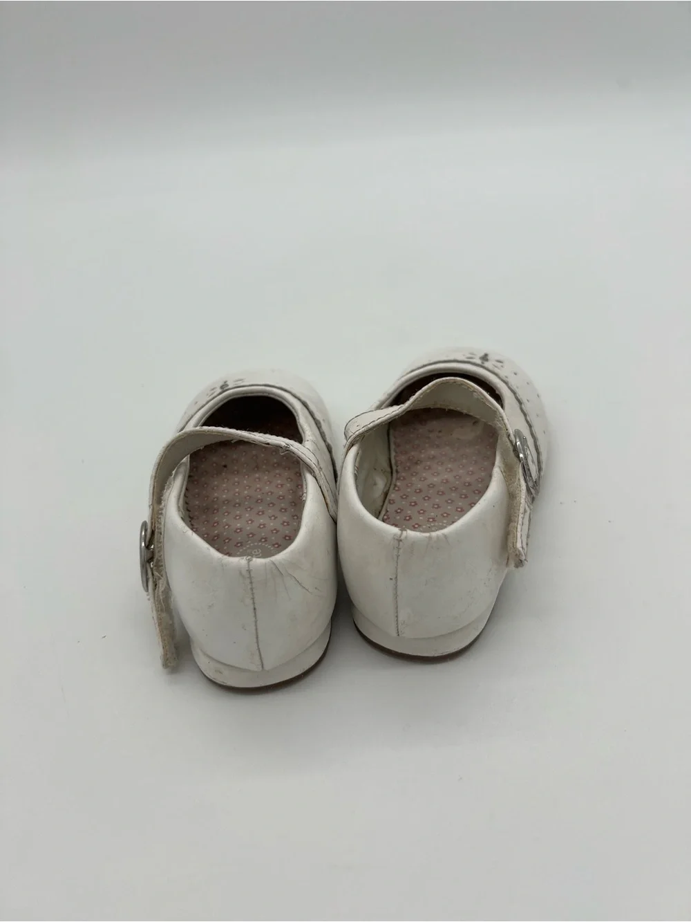 Stride Rite Baby Girls Toddler White Mary Jane Dress Sandals 6.5W